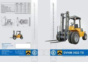 Terénní vysokozdvižné vozíky Desta DVHM 3522 TX