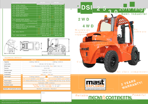 Terénní vysokozdvižné vozíky Mast Explorer H 30 DA