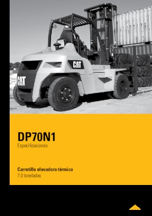 Čelní vysokozdvižné dieselové vozíky Caterpillar DP70N1