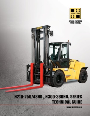 Terénní vysokozdvižné vozíky Hyster H330HD2