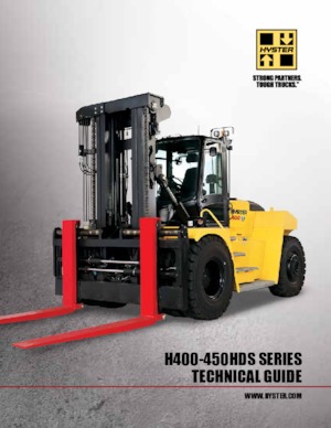 Terénní vysokozdvižné vozíky Hyster H400HD