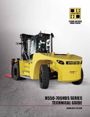Terénní vysokozdvižné vozíky Hyster H550HDS