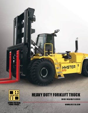 Terénní vysokozdvižné vozíky Hyster H970HD