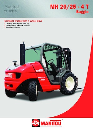 Terénní vysokozdvižné vozíky Manitou MH 20-4 T Buggie