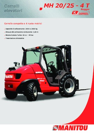 Terénní vysokozdvižné vozíky Manitou MH 20-4 T Buggie