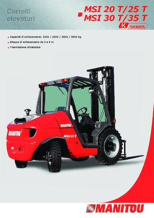 Terénní vysokozdvižné vozíky Manitou MSI 35 T
