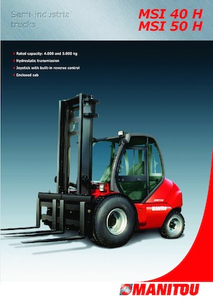 Terénní vysokozdvižné vozíky Manitou MSI 50 H