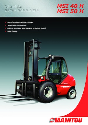 Terénní vysokozdvižné vozíky Manitou MSI 50 H