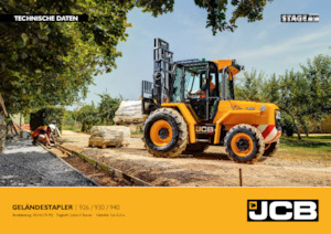 Terénní vysokozdvižné vozíky JCB 930-4