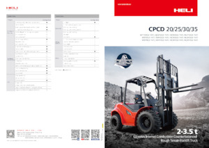 Terénní vysokozdvižné vozíky Heli CPCD25