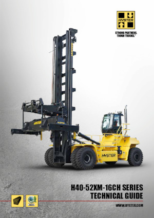 Terénní vysokozdvižné vozíky Hyster H52XM-16CH5
