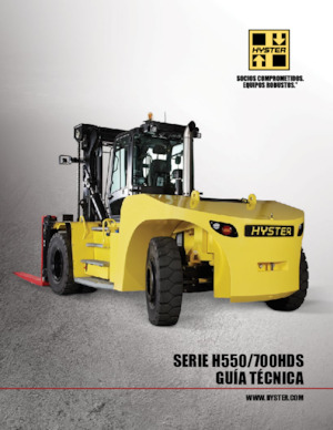 Terénní vysokozdvižné vozíky Hyster H550HDS
