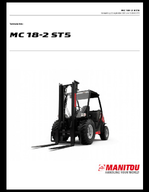 Terénní vysokozdvižné vozíky Manitou MC 18-2