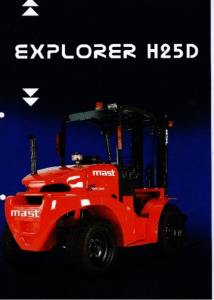 Terénní vysokozdvižné vozíky Mast Explorer H 25 D