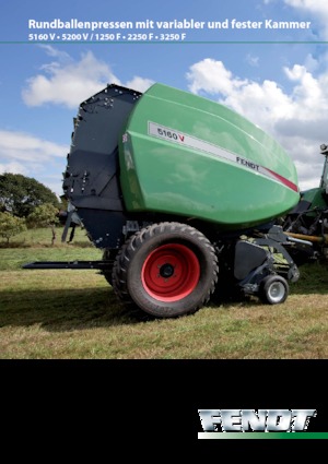 Lisy na válcové balíky Fendt 5160 V Rotor