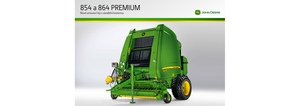 Lisy na válcové balíky John Deere 854 Premium
