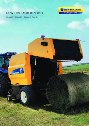 Lisy na válcové balíky New Holland BR6090 Crop Cutter