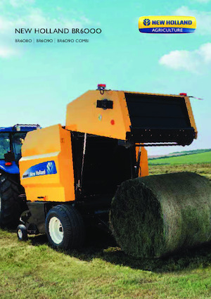 Lisy na válcové balíky New Holland BR6090 Crop Cutter
