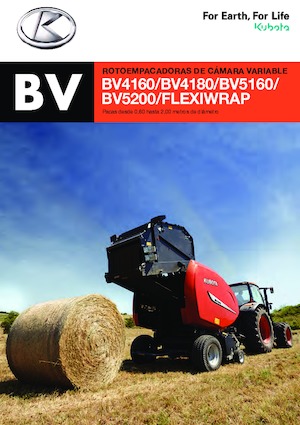 Lisy na válcové balíky Kubota BV5160 SC 14