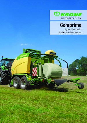 Lisy na válcové balíky Krone Comprima CV 150 XC 