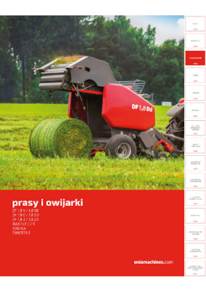 Lisy na válcové balíky Unia DF 1.7 Z 