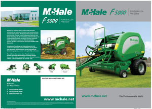 Lisy na válcové balíky McHale F 5500