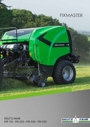 Lisy na válcové balíky DEUTZ-FAHR FixMaster 335