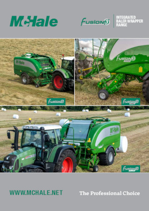 Lisy na válcové balíky McHale Fusion 3