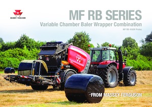 Lisy na válcové balíky Massey Ferguson RB 4160V Protec