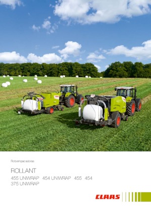 Lisy na válcové balíky Claas Rollant 455 RC Uniwrap 