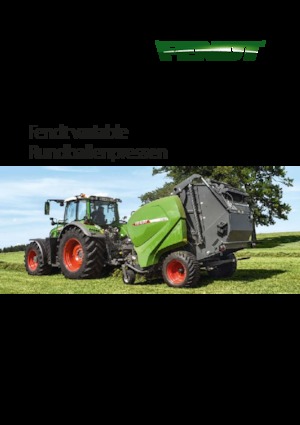 Lisy na válcové balíky Fendt Rotana 160 V Combi