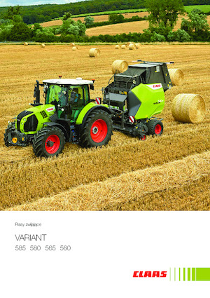 Lisy na válcové balíky Claas Variant 580 RC Pro