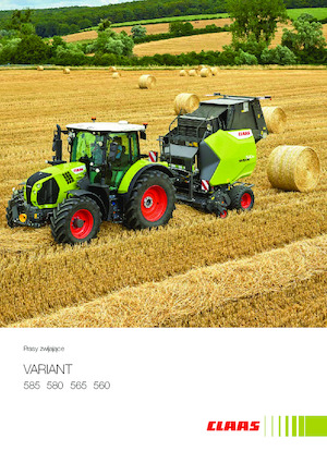 Lisy na válcové balíky Claas Variant 580 RF