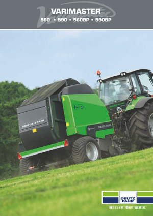 Lisy na válcové balíky DEUTZ-FAHR VariMaster 560