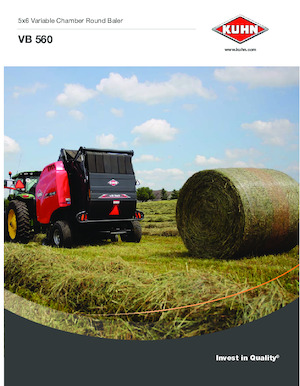 Lisy na válcové balíky Kuhn VB 560