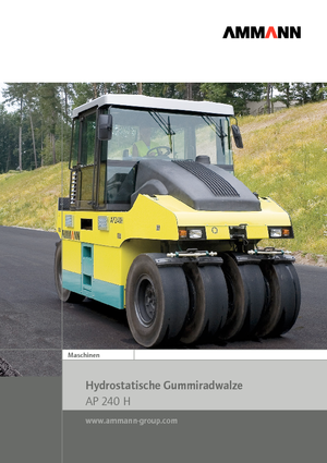 Pneumatikové válce Ammann AP 240 H
