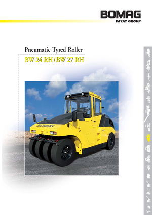 Pneumatikové válce Bomag BW 27 RH