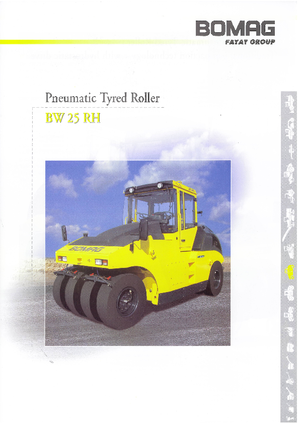 Pneumatikové válce Bomag BW 25 RH