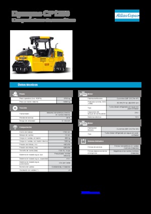 Pneumatikové válce Dynapac CP 1200 