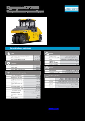 Pneumatikové válce Dynapac CP 2100
