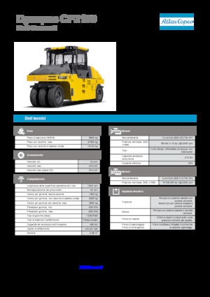 Pneumatikové válce Dynapac CP 2100