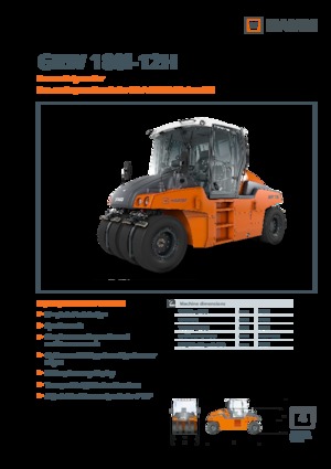 Pneumatikové válce Hamm GRW 280i-12 H