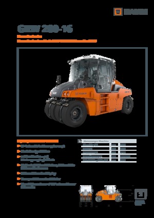 Pneumatikové válce Hamm GRW 280i-16