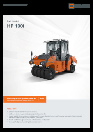 Pneumatikové válce Hamm HP 100i