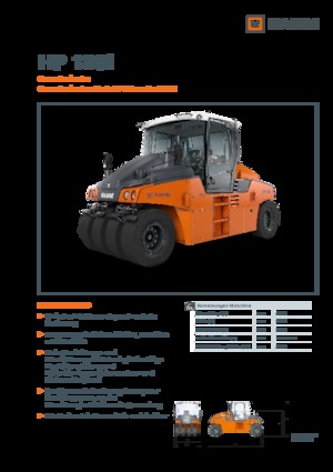 Pneumatikové válce Hamm HP 180i