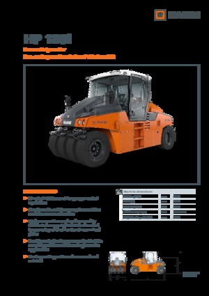 Pneumatikové válce Hamm HP 180i