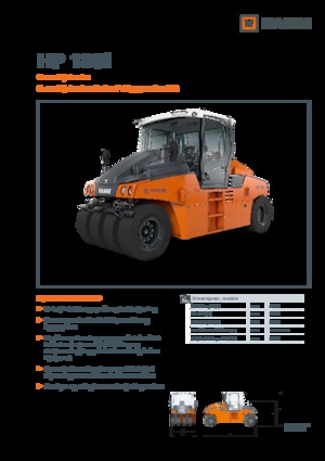 Pneumatikové válce Hamm HP 180i
