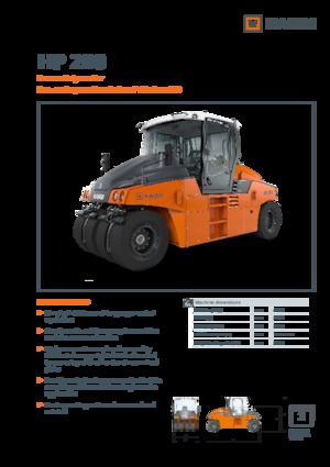 Pneumatikové válce Hamm HP 280