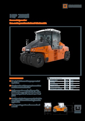 Pneumatikové válce Hamm HP 280i