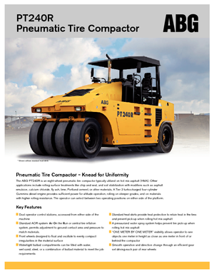 Pneumatikové válce Volvo PT240R